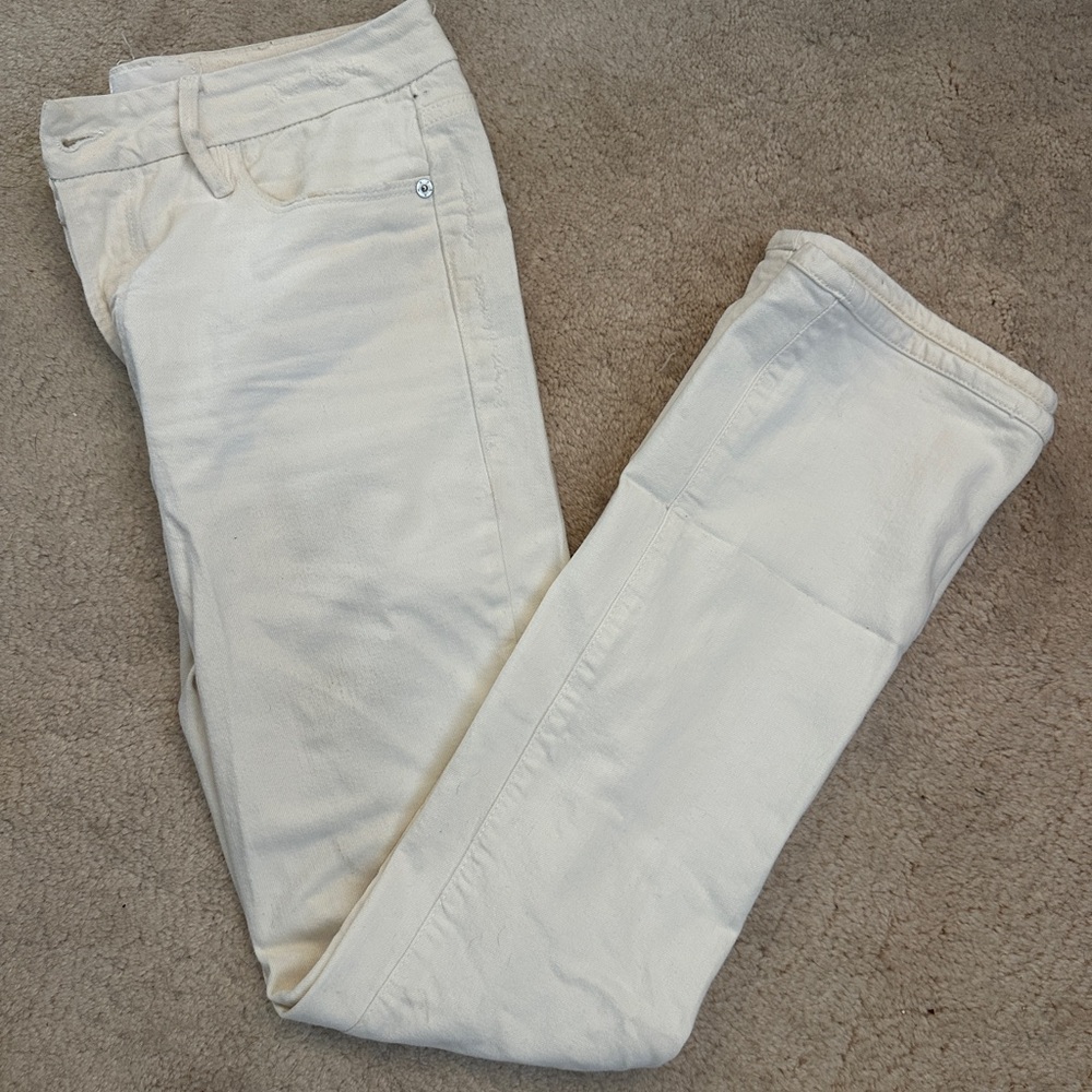 Frame Denim Ivory Jeans